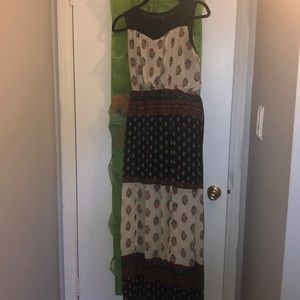 ⭕️2/$20- Boho maxi tank dress